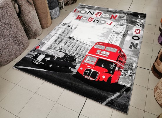 Тъкан килим Popart 4291 London